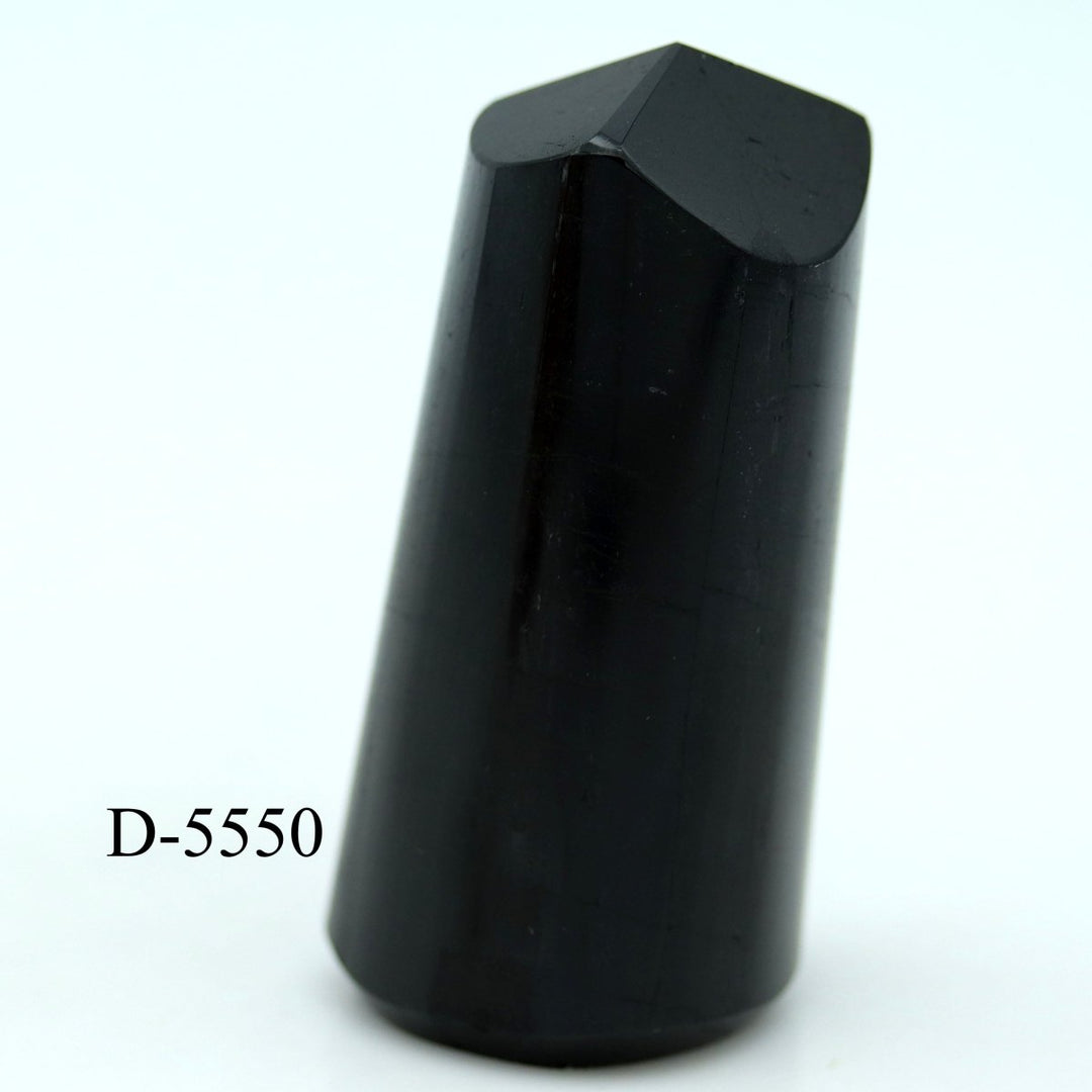 D - 5550 Black Tourmaline Polished Tower 7.3ozCrystal River Gems