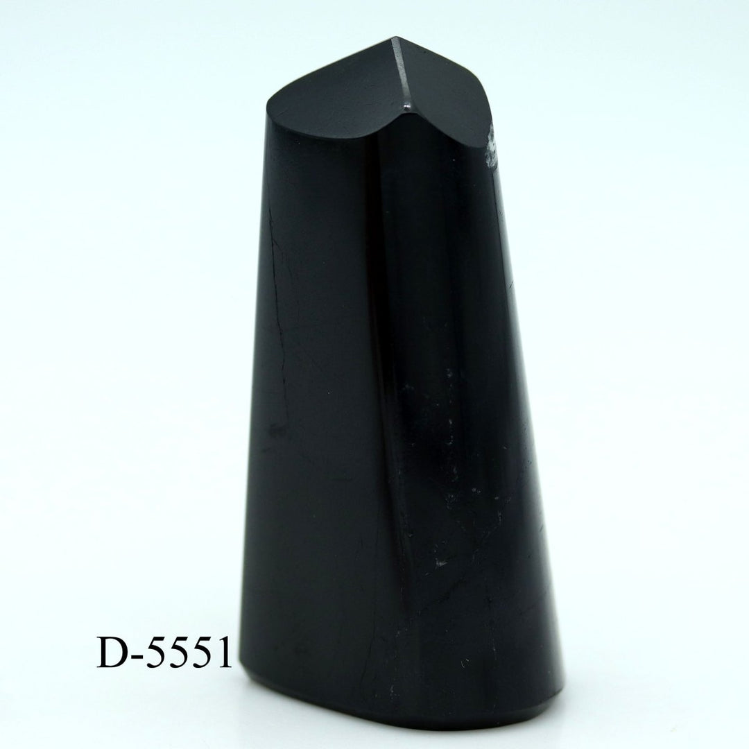 D - 5551 Black Tourmaline Polished Tower 8.8ozCrystal River Gems
