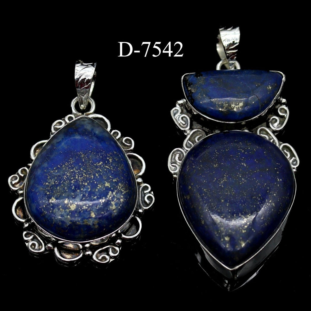 D-7542 Lapis 925 Sterling Silver Jewelry Lot
