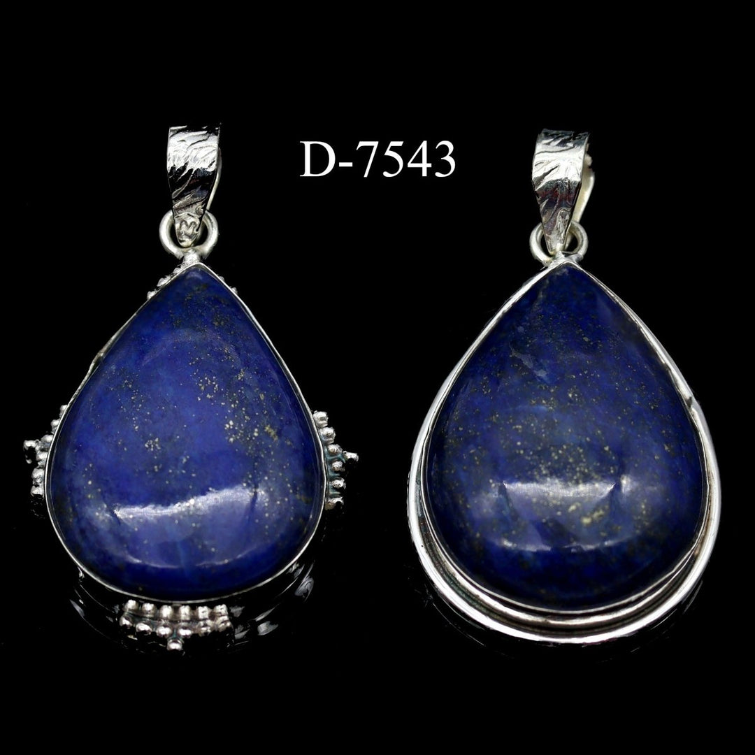 D-7543 Lapis 925 Sterling Silver Jewelry Lot