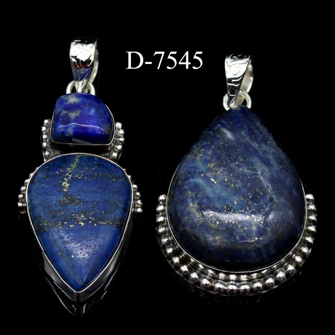 D-7545 Lapis 925 Sterling Silver Jewelry Lot