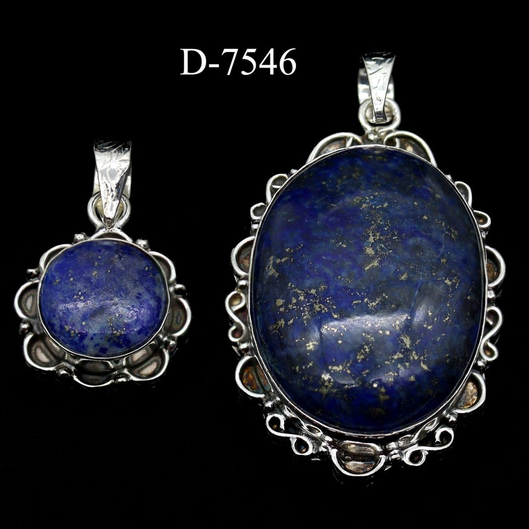 D - 7546 Lapis 925 Sterling Silver Jewelry LotCrystal River Gems