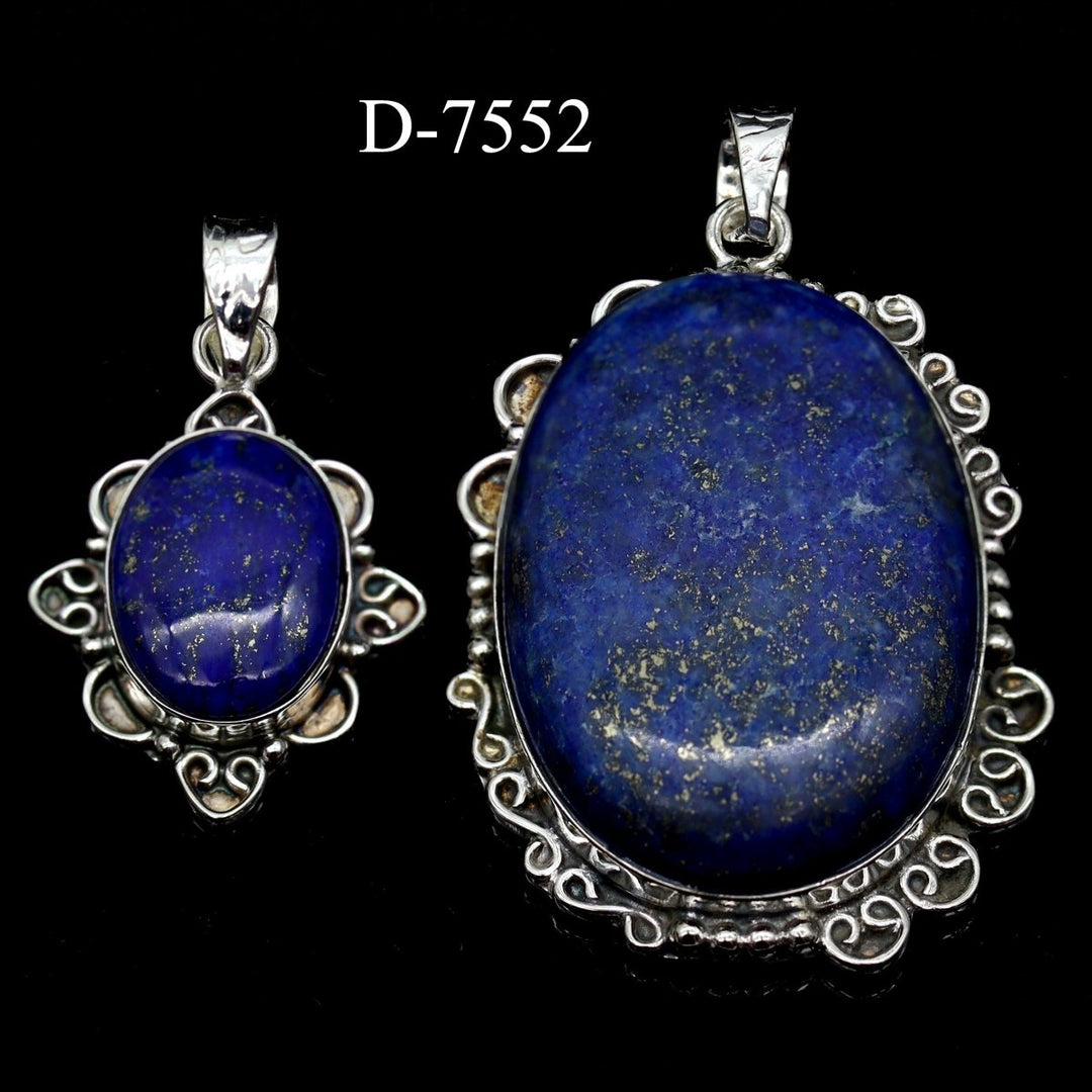 D-7552 Lapis 925 Sterling Silver Jewelry Lot