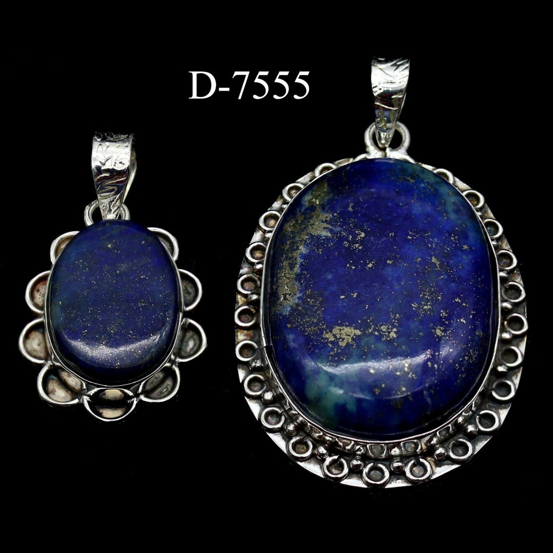 D-7555 Lapis 925 Sterling Silver Jewelry Lot