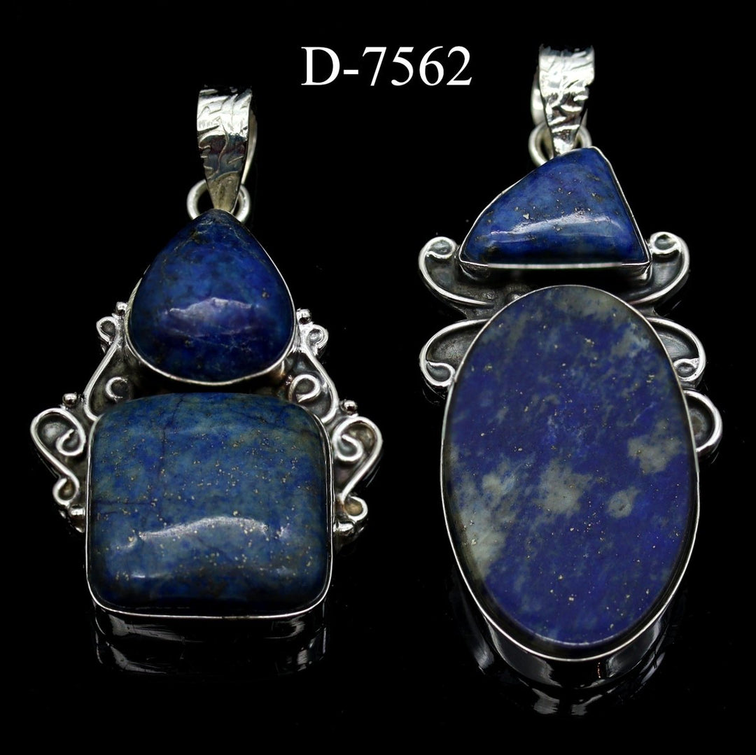 D-7562 Lapis 925 Sterling Silver Jewelry Lot