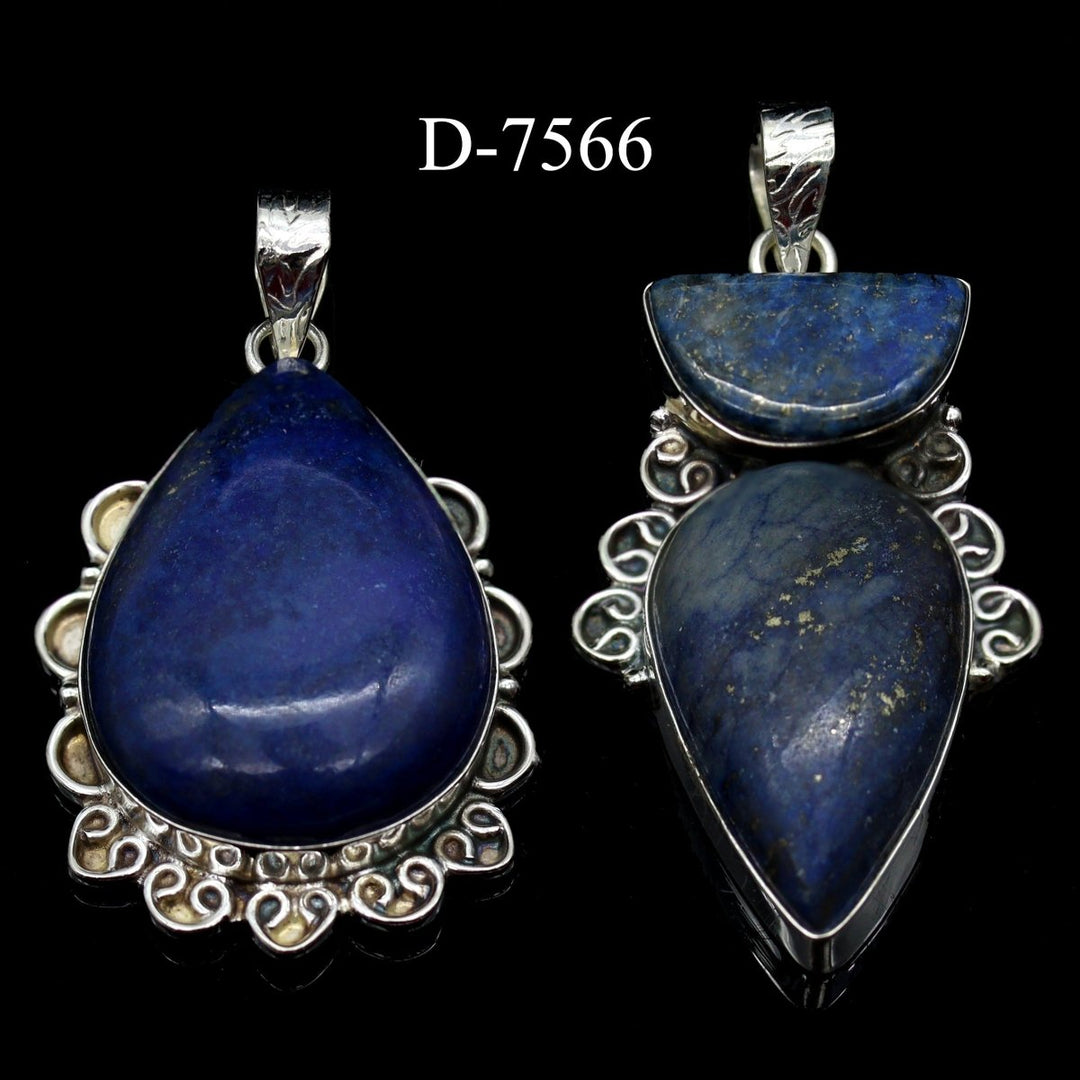 D - 7566 Lapis 925 Sterling Silver Jewelry LotCrystal River Gems