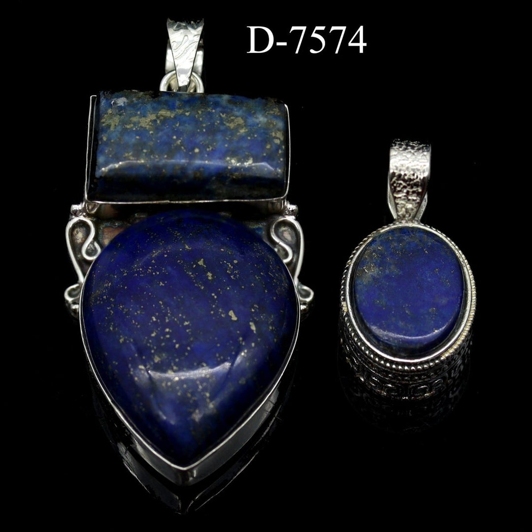 D - 7574 Lapis 925 Sterling Silver Jewelry LotCrystal River Gems