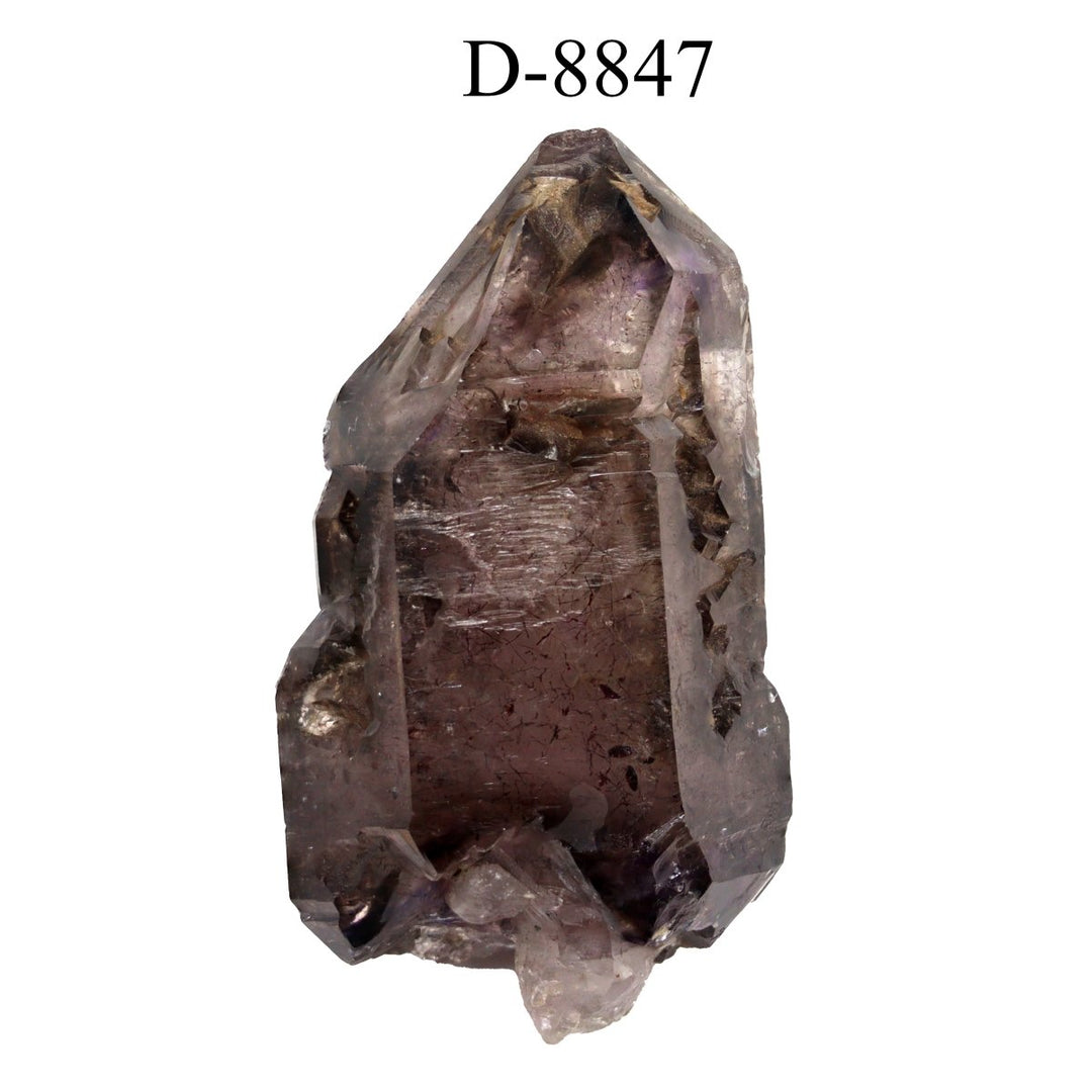 D - 8847 Smoky Quartz Amethyst Scepter from Zambia 150 gCrystal River Gems