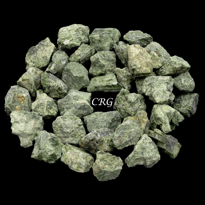 Rough Diopside / 1 - 2" AVG - 1 KILO LOTCrystal River Gems