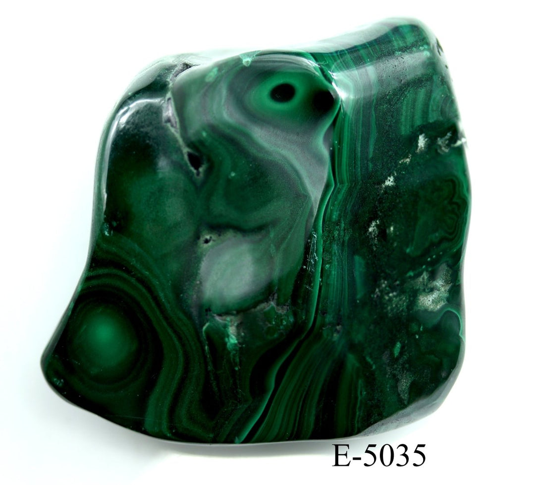 E - 5035 Malachite Free Form (Zaire) - 28.4oz.Crystal River Gems