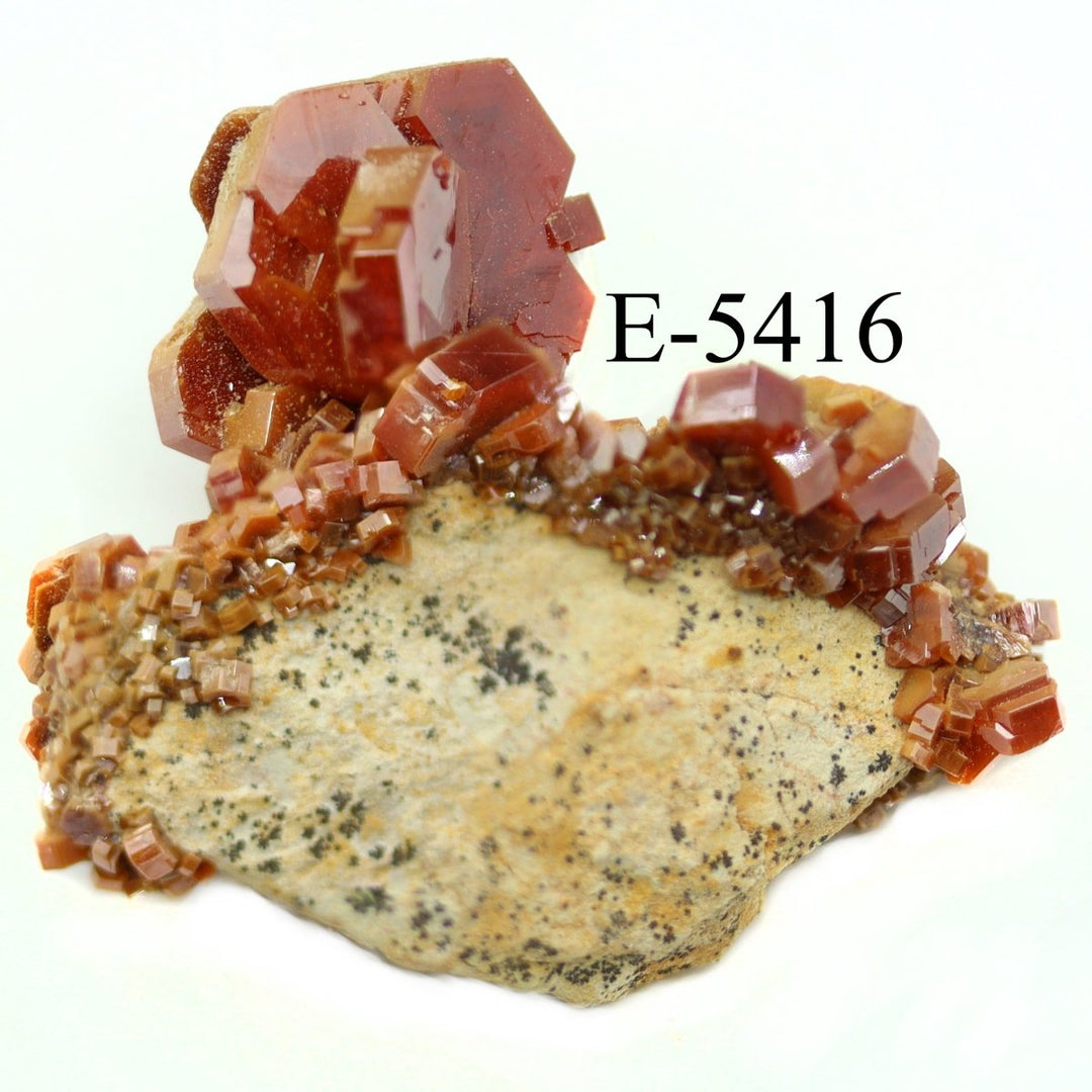 E - 5416 Morocco Vanadinite Crystal 39.3 gCrystal River Gems