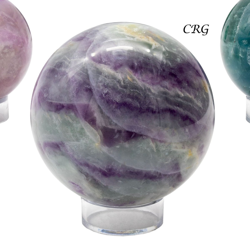 5 Kilo Lot. Multicolor Fluorite Spheres A Grade