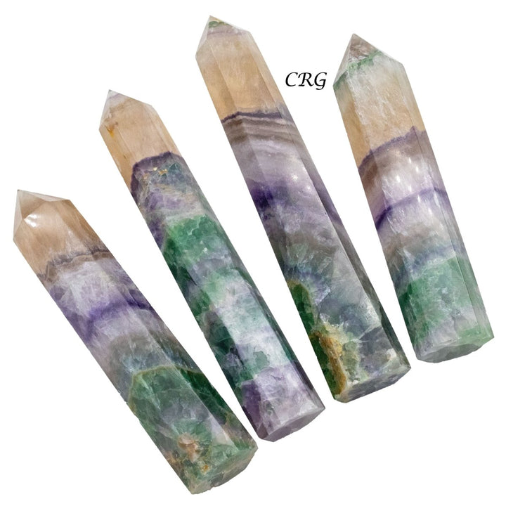 Rainbow Fluorite Towers 1 kiloCrystal River Gems