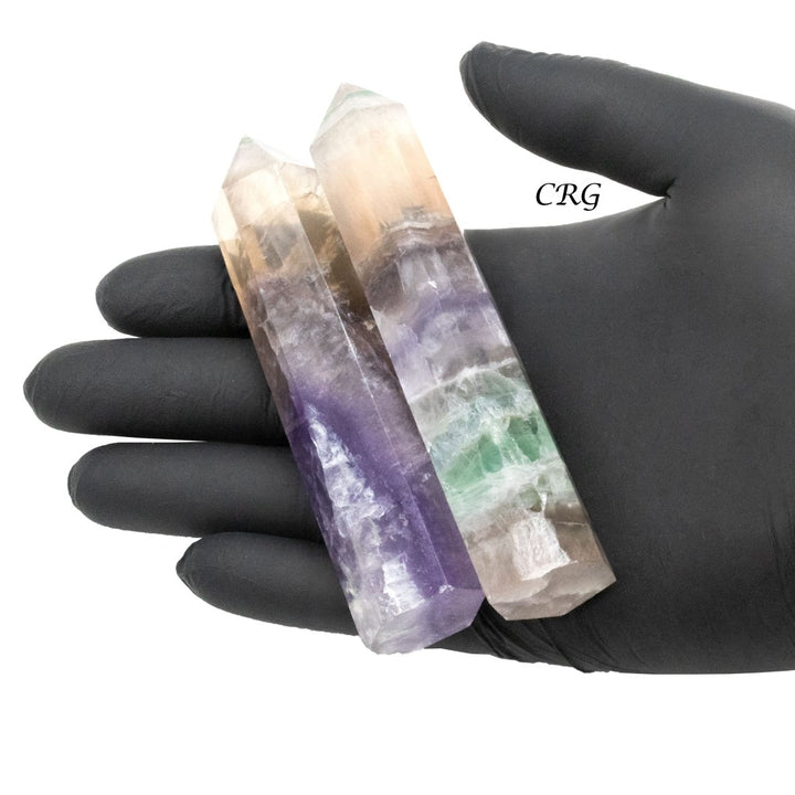 Rainbow Fluorite Towers 1 kiloCrystal River Gems