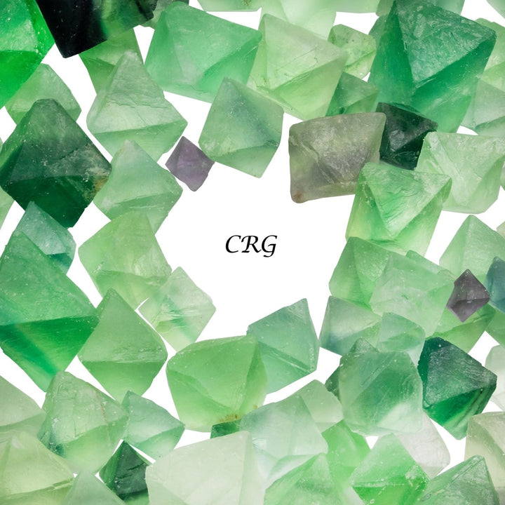 Octahedral Fluorite Crystals / 10 - 30mm AVG - 1 LB. LOTCrystal River Gems