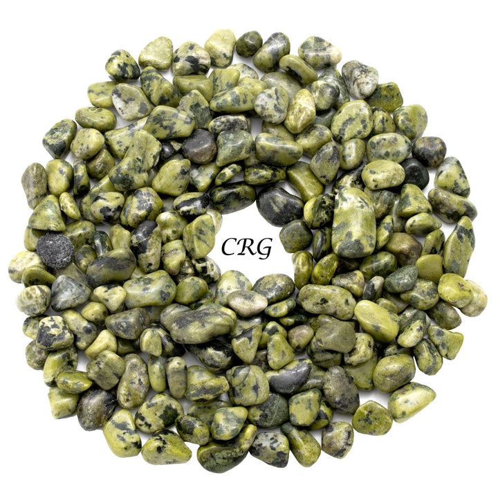 Tumbled Nephrite Jade Chips / 5 - 20mm AVG - 1 LB. LOTCrystal River Gems