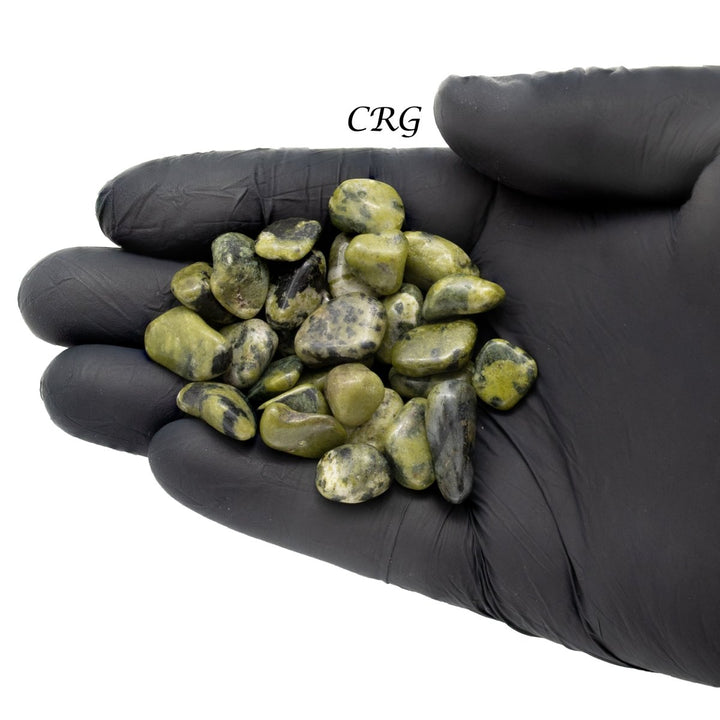 Tumbled Nephrite Jade Chips / 5 - 20mm AVG - 1 LB. LOTCrystal River Gems