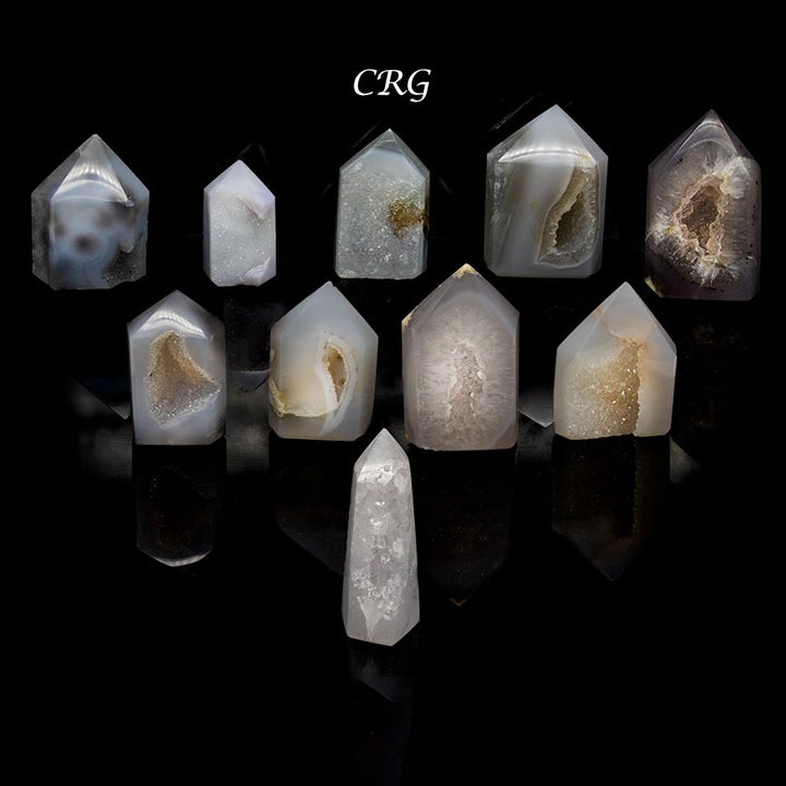 Mini Agate Point Towers / 2 - 4" AVG - 1 KILO LOTCrystal River Gems