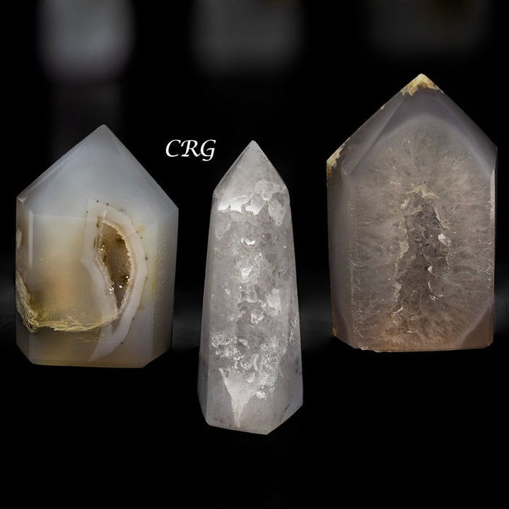 Mini Agate Point Towers / 2 - 4" AVG - 1 KILO LOTCrystal River Gems