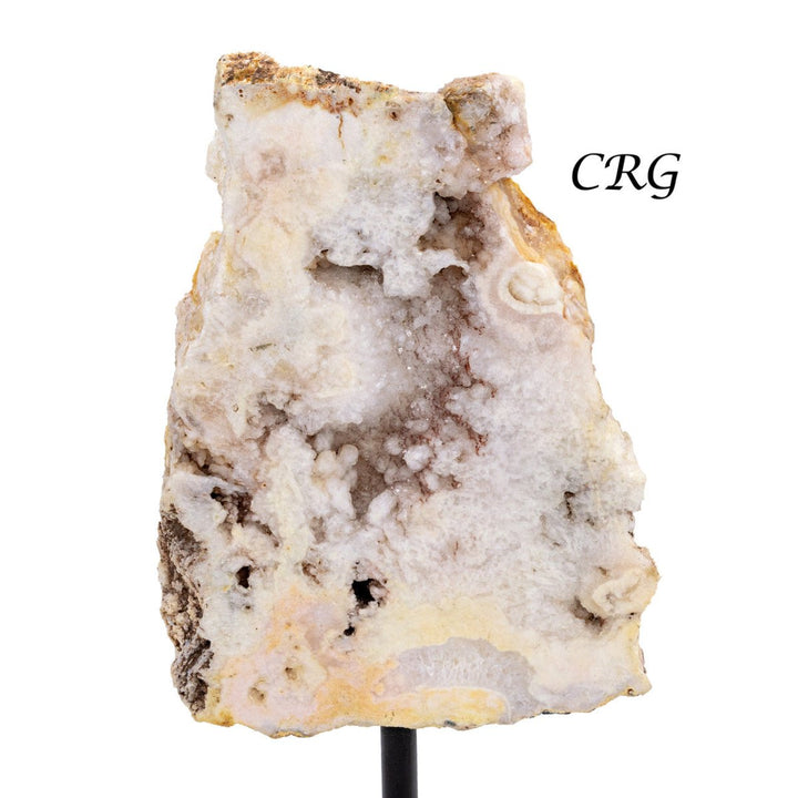 Pink Amethyst Slab with Removable Metal Base / 450 - 850g AVG - QTY 1Crystal River Gems