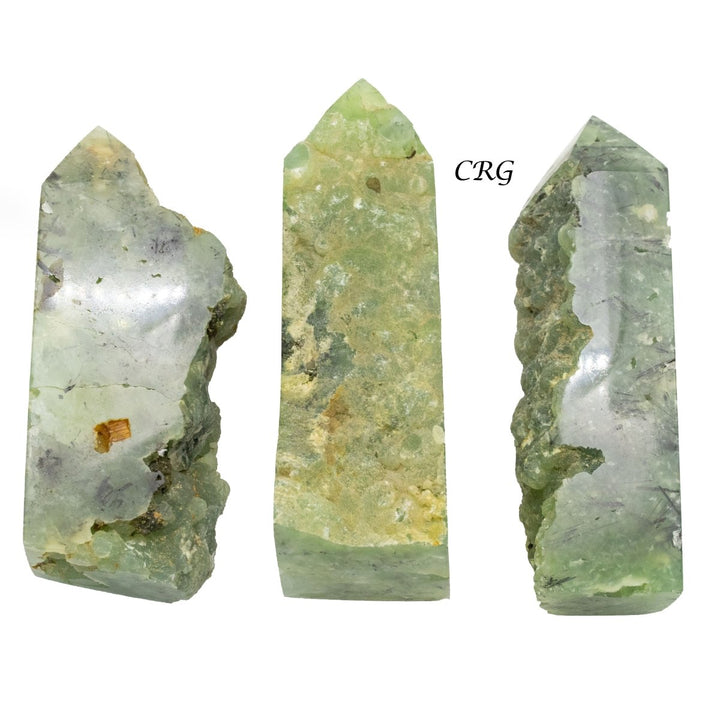 Prehnite Points / 8 - 12cm AVG - 1 KILO LOTCrystal River Gems