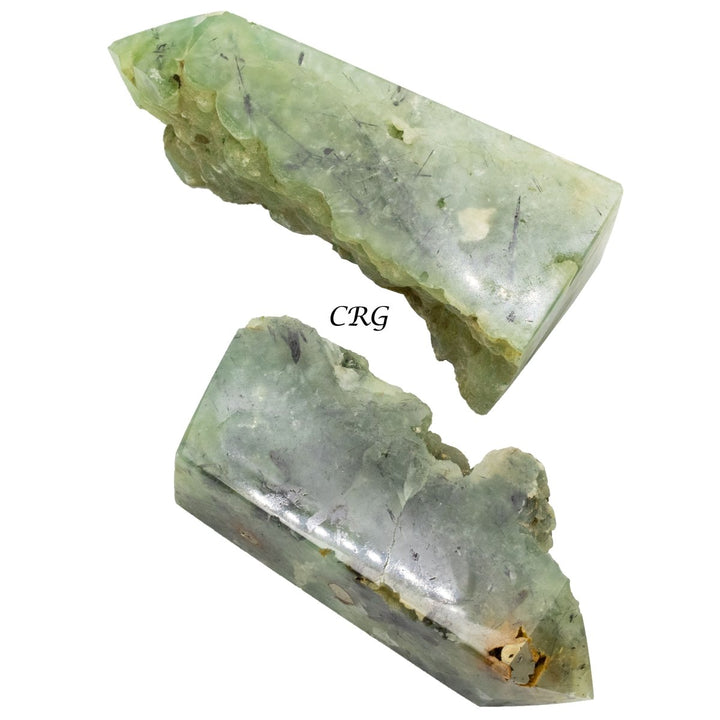 Prehnite Points / 8 - 12cm AVG - 1 KILO LOTCrystal River Gems