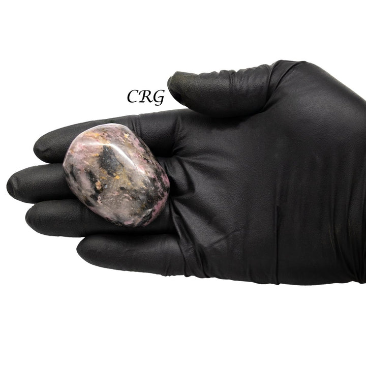 Rhodonite Palm Stones / 1.25 - 3" AVG - 1 LB. LOTCrystal River Gems