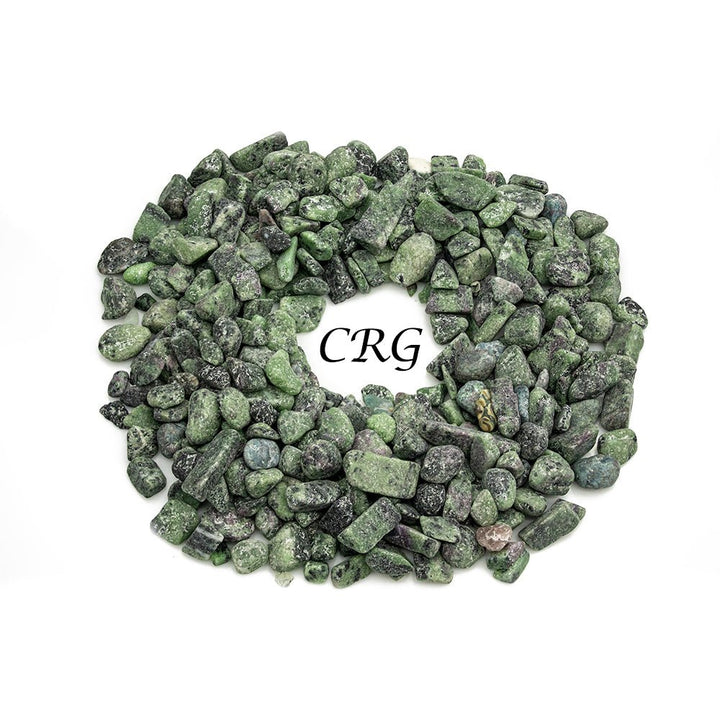 Tumbled Ruby Zoisite Chips / 4 - 20mm AVG - 1 KILO LOTCrystal River Gems