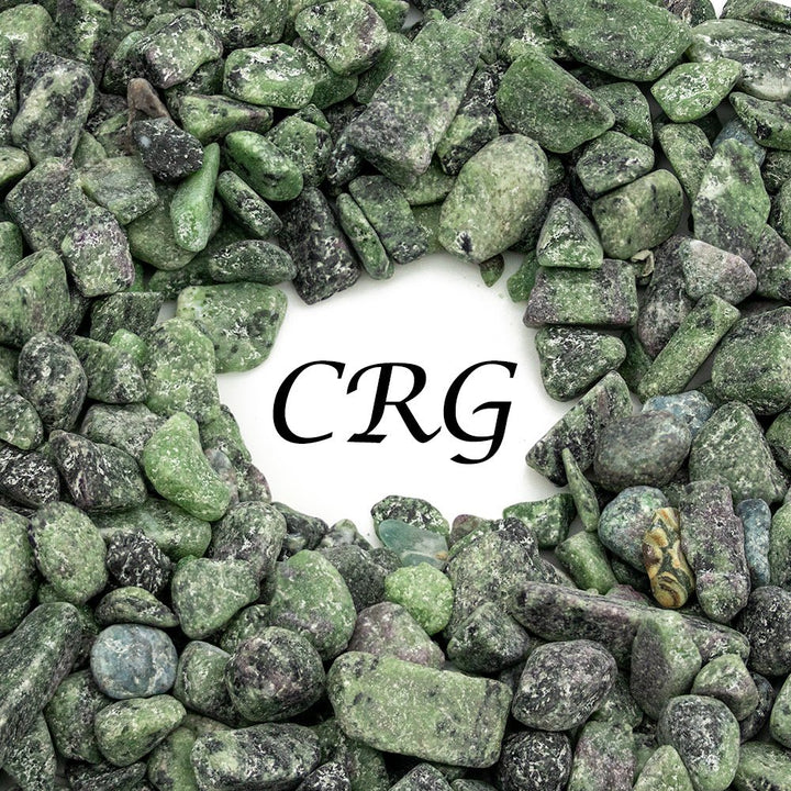 Tumbled Ruby Zoisite Chips / 4 - 20mm AVG - 1 KILO LOTCrystal River Gems