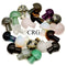2CM Mini Gemstone Mushrooms Assorted Mixed - SET OF 10 - Crystal River Gems