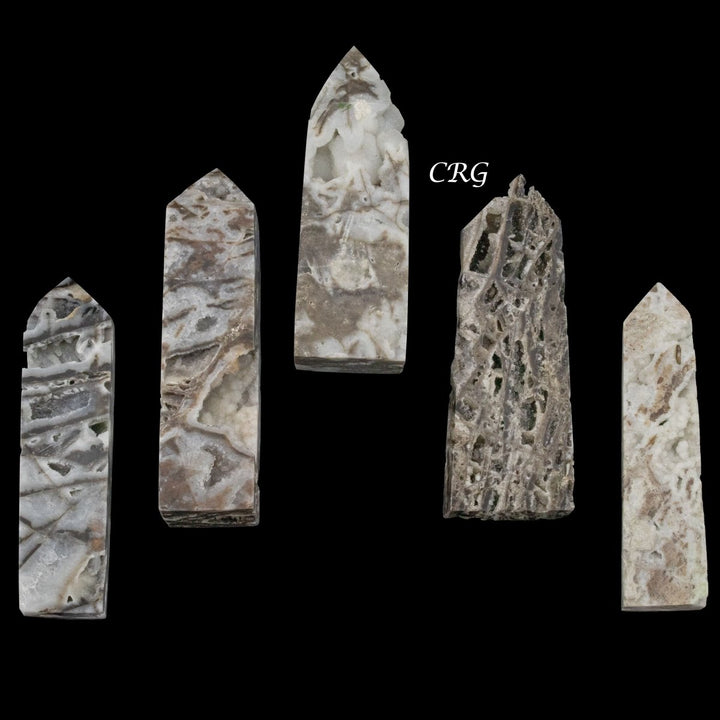 Sphalerite Druzy Towers / 3 - 4" AVG - 1 LB. LOTCrystal River Gems