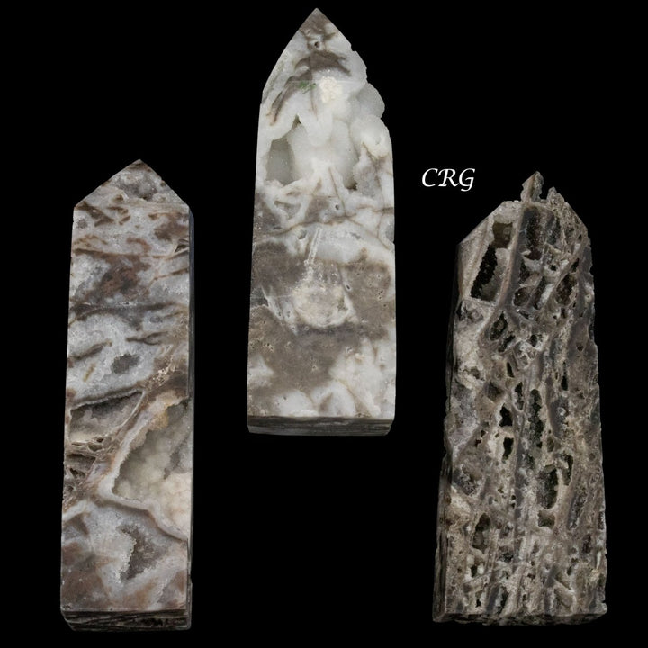 Sphalerite Druzy Towers / 3 - 4" AVG - 1 LB. LOTCrystal River Gems