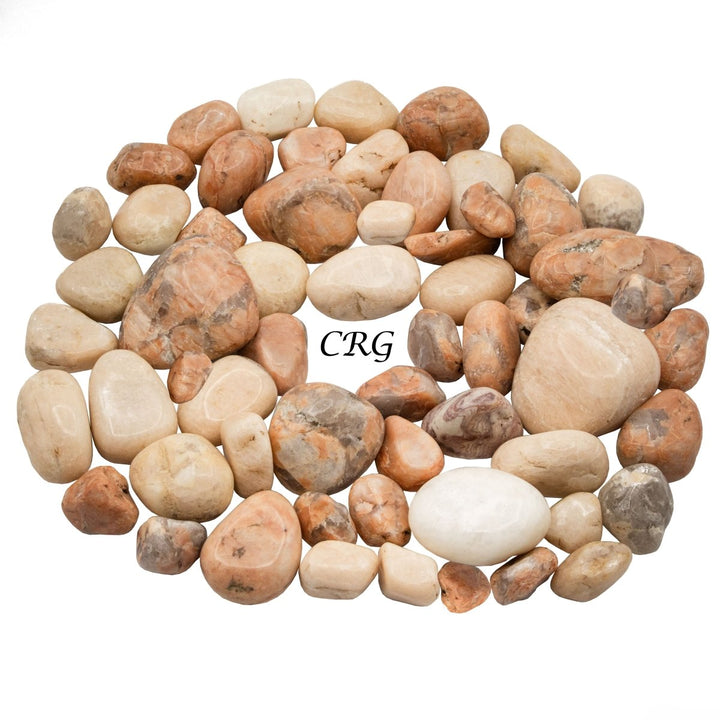 Tumbled Mixed Moonstone / 20 - 40mm AVG - 1 KILO LOTCrystal River Gems