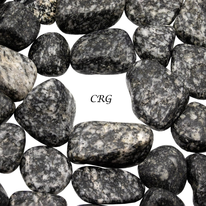 Tumbled Granite / 20 - 30mm AVG - 1 LB. LOTCrystal River Gems