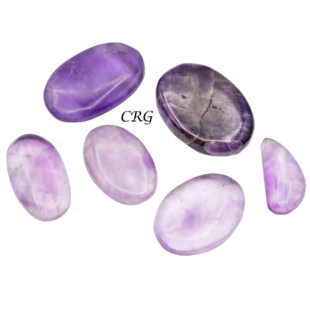 Amethyst Cabochons (75 Grams) Mixed Sizes Bulk Wholesale Lot