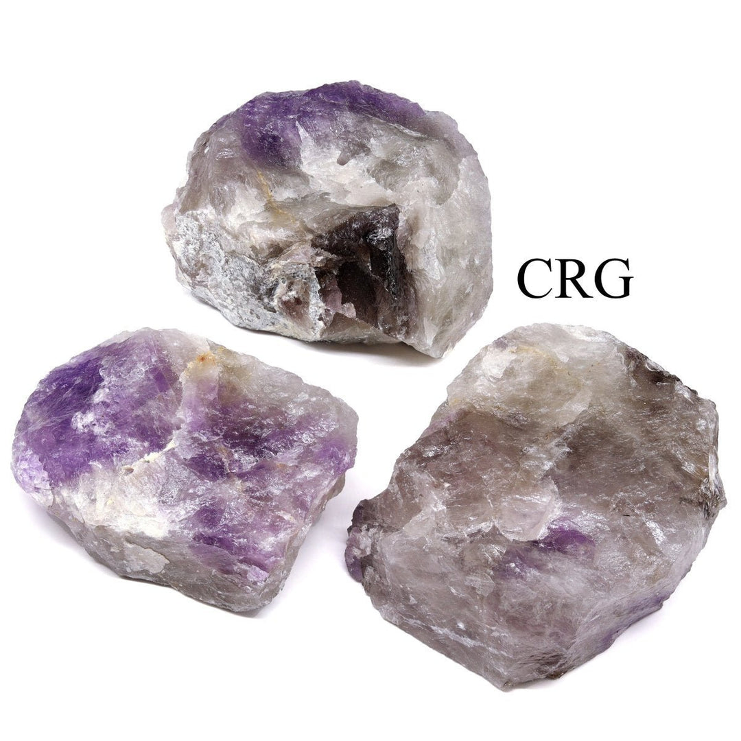 Amethyst Rough Incense Holder (1 Piece) Size 2.5 to 3.5 Inches Felt Base Crystal DecorCrystal River Gems