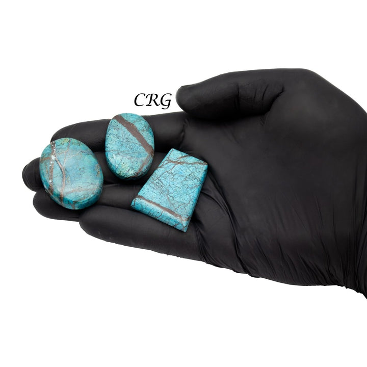Azurite Cabochons (75 Grams) Mixed Sizes Bulk Wholesale LotCrystal River Gems