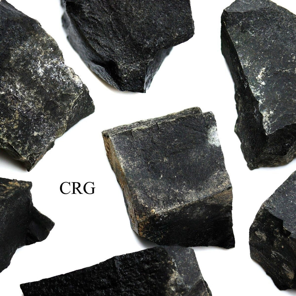 Black Basalt Rough Pieces (Size 1.5 to 2.5 Inches) Crystals Minerals Gemstones