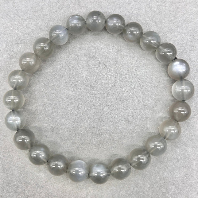 Black Moonstone Bracelet (1 Piece) (8-millimeter Beads)