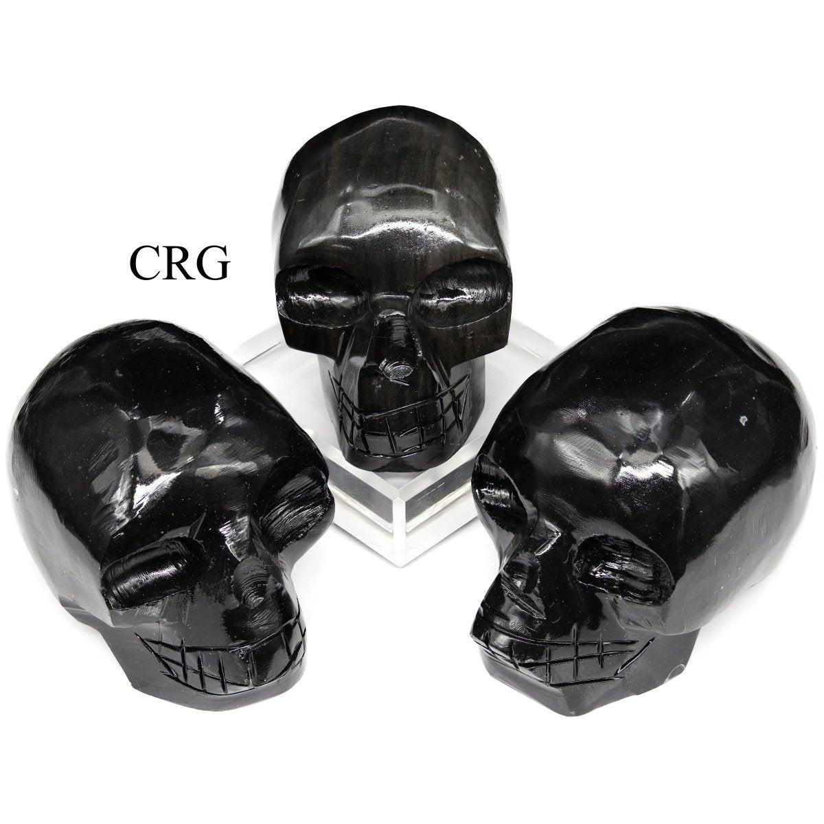 Black Onyx Skull (1 Piece) Size 45 to 55 mm Polished Crystal