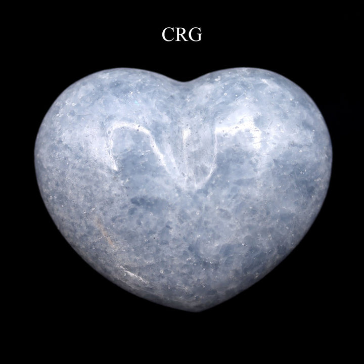 Blue Calcite Puffy Heart (1 Piece) Size 2.5 Inches Polished Crystal Gemstone ShapeCrystal River Gems