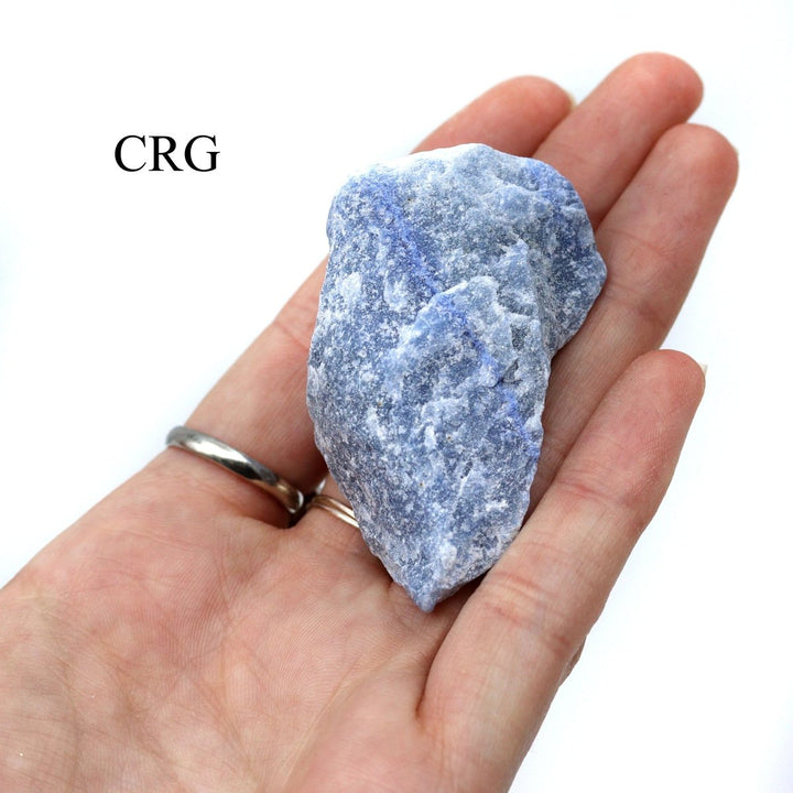 Blue Quartz Rough Pieces (Size 1 To 2 Inches) Wholesale Raw Crystals Minerals Gemstones