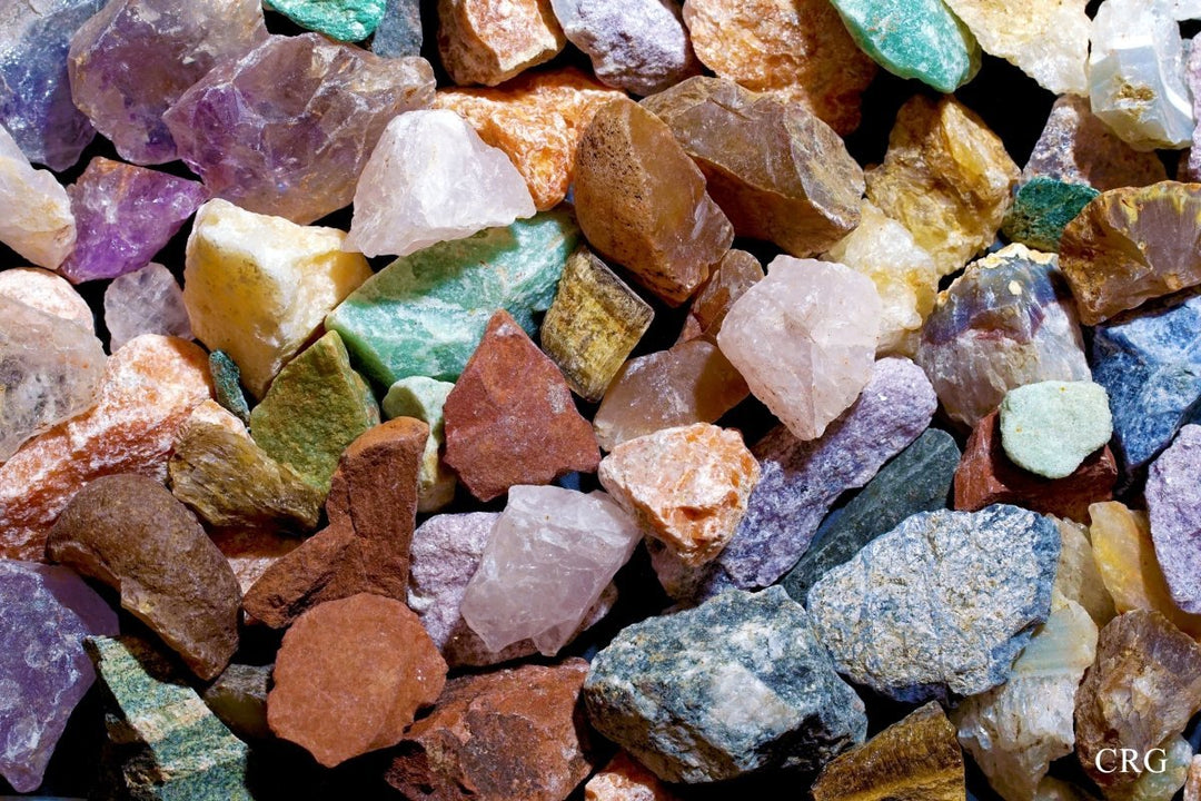 Brazilian Rough Gemstone Mix (5 Kilograms) Raw Crystals and Minerals Wholesale LotCrystal River Gems