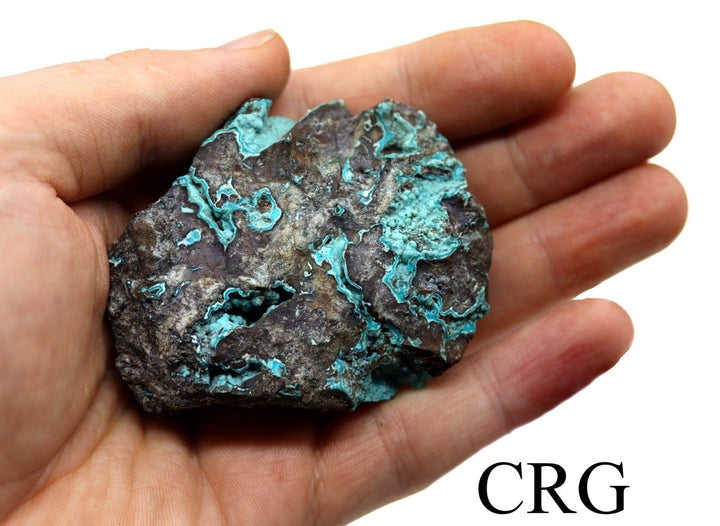 Chrysocolla Druzy (1 Piece) Size 30 to 75 mm Crystal Gemstone MineralCrystal River Gems