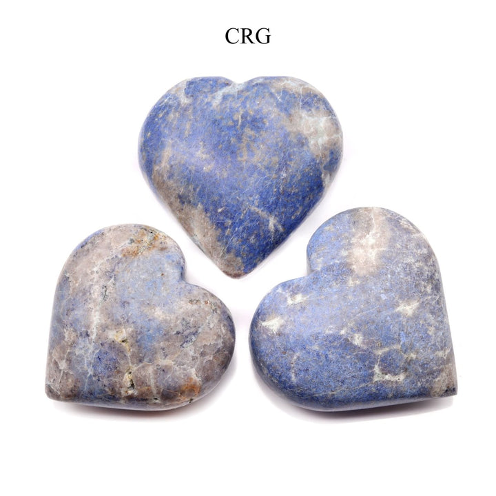 Dumortierite Puffy Heart (1 Piece) Size 50 to 60 mm Polished Crystal GemstoneCrystal River Gems