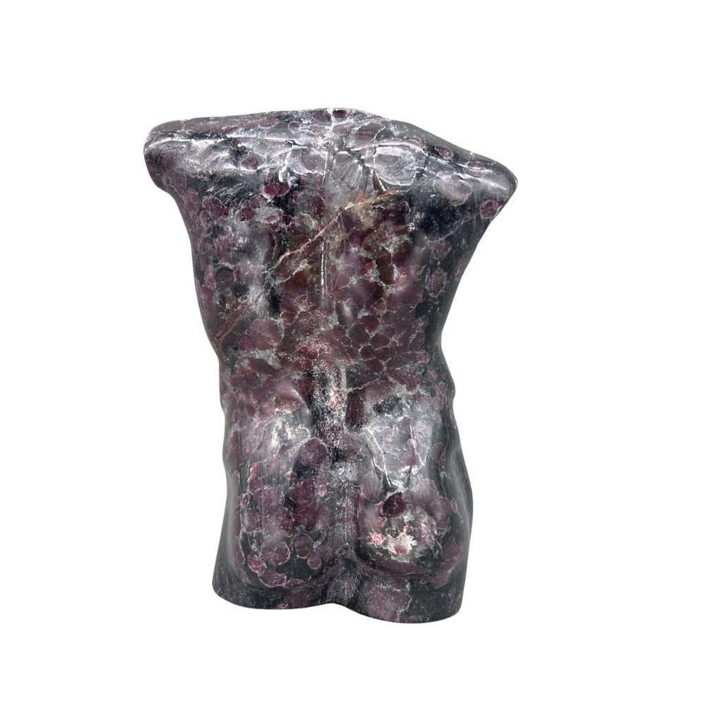 Fire Cracker Garnet Male Body Carving (5.5 Inches)Crystal River Gems