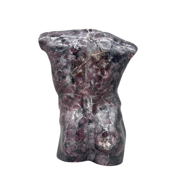 Fire Cracker Garnet Male Body Carving (5.5 Inches)Crystal River Gems