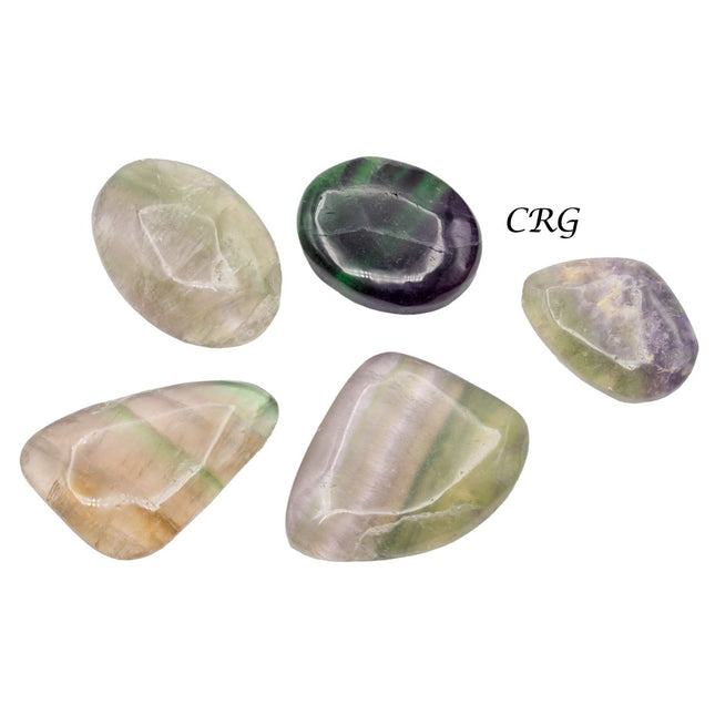 Fluorite Multicolored Cabochons (75 Grams) Jewelry Making Cabs Random Shapes And Sizes