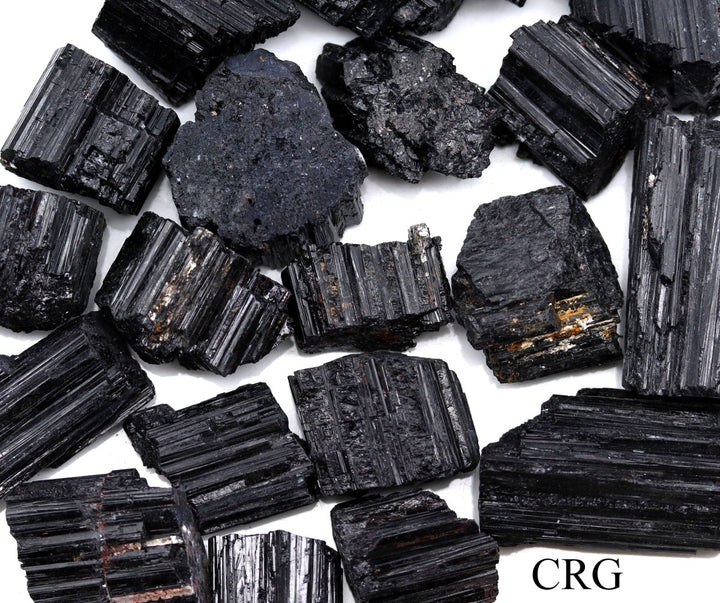 FULL CASE / 15 KILOS - Black Tourmaline Rough Rock from IndiaCrystal River Gems
