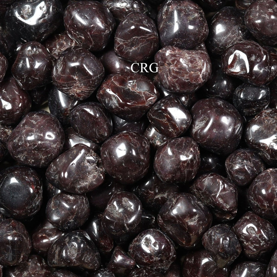 Garnet Tumbled Gemstones from Brazil - 20-40 mm - 1 LB. LOT